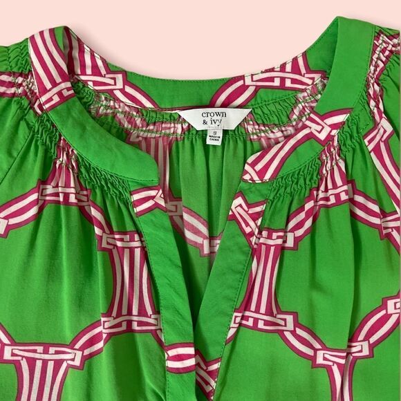 ⭐️2⭐️ Crown & Ivy Tunic Shirts Size Small - Picture 6 of 8